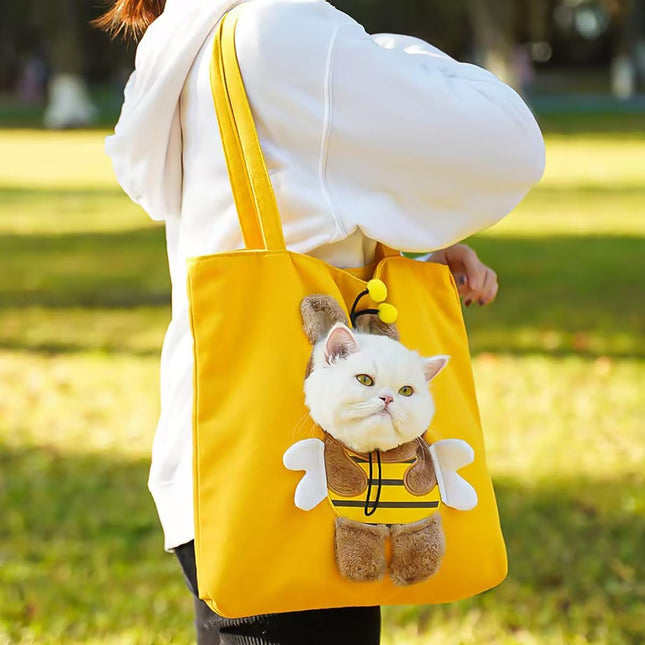 Bolso Transportador para Mascotas 🐶🐱👜 | Cómodo, Seguro y con Diseño Divertido