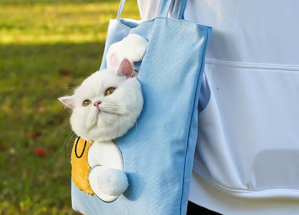 Bolso Transportador para Mascotas 🐶🐱👜 | Cómodo, Seguro y con Diseño Divertido