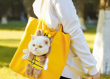 Bolso Transportador para Mascotas 🐶🐱👜 | Cómodo, Seguro y con Diseño Divertido