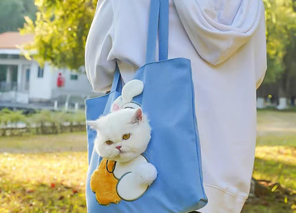 Bolso Transportador para Mascotas 🐶🐱👜 | Cómodo, Seguro y con Diseño Divertido