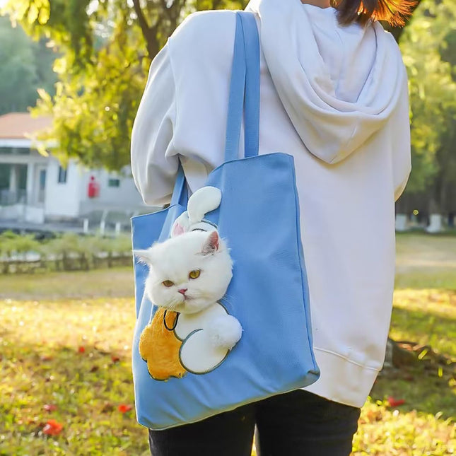 Bolso Transportador para Mascotas 🐶🐱👜 | Cómodo, Seguro y con Diseño Divertido