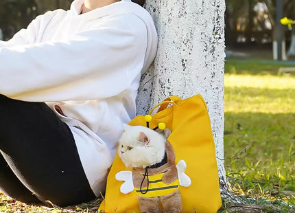 Bolso Transportador para Mascotas 🐶🐱👜 | Cómodo, Seguro y con Diseño Divertido