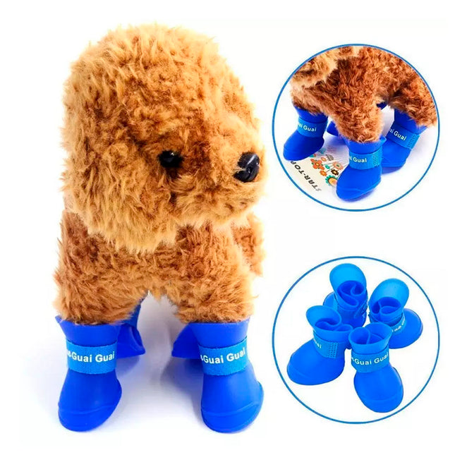 Botas Impermeables para Perros 🐶🌧 | Protector de Patas Antideslizante