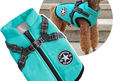 Abrigo para Perros con Arnés Integrado 🐶🧥