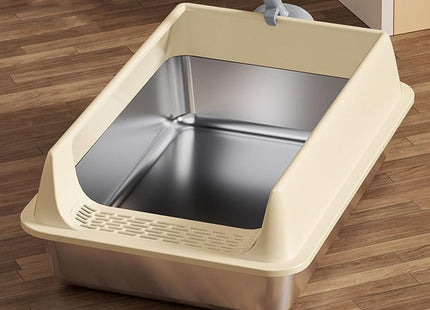 Bandeja Sanitaria para Gatos de Acero Inoxidable 🐱✨ | Incluye Pala