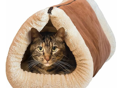 Cama para Gatos 2 en 1 con Forma de Túnel