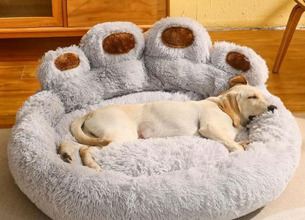 Cama para Perros y Gatos con Forma de Huella