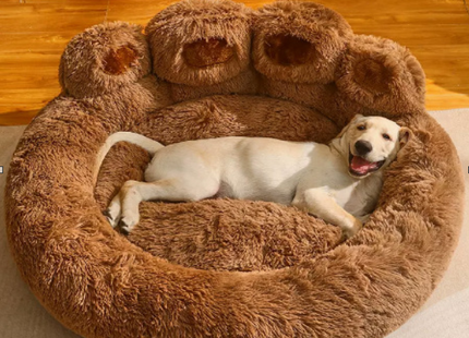 Cama para Perros y Gatos con Forma de Huella