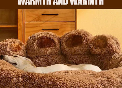 Cama para Perros y Gatos con Forma de Huella