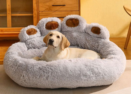 Cama para Perros y Gatos con Forma de Huella