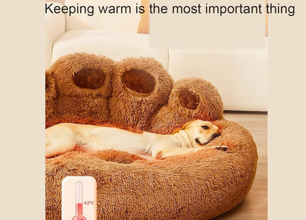 Cama para Perros y Gatos con Forma de Huella