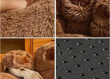 Cama para Perros y Gatos con Forma de Huella