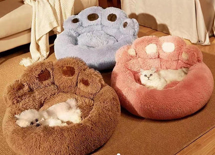 Cama para Perros y Gatos con Forma de Huella