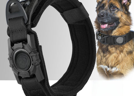 Collar Táctico para Perros con Soporte AirTag