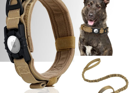 Collar Táctico para Perros con Soporte AirTag