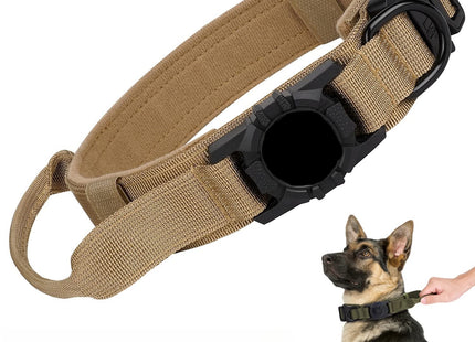 Collar Táctico para Perros con Soporte AirTag