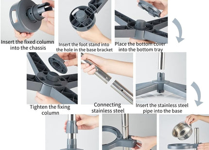 Comedero Elevado Doble Ajustable para Perros y Gatos
