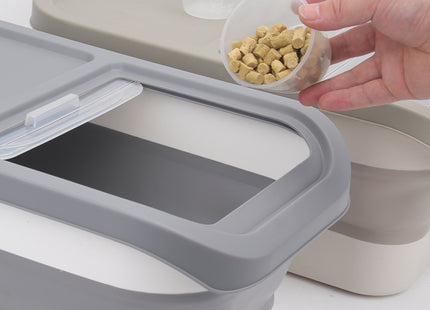 Contenedor Plegable Hermético para Alimento de Mascotas – 15L