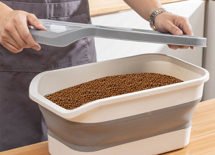 Contenedor Plegable Hermético para Alimento de Mascotas – 15L