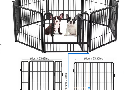 Corral Metálico Plegable para Mascotas 🐶