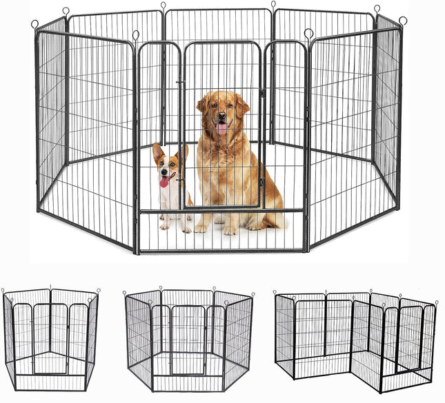 Corral Metálico Plegable para Mascotas 🐶
