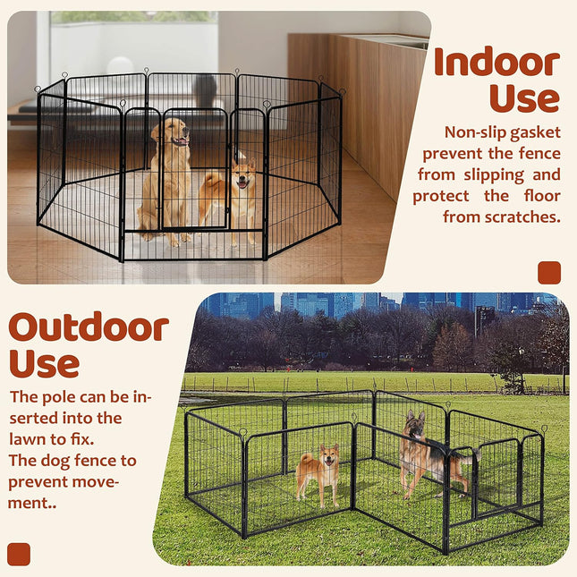 Corral Metálico Plegable para Mascotas 🐶