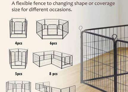 Corral Metálico Plegable para Mascotas 🐶