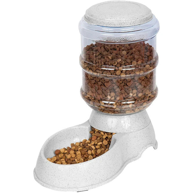 Plato Comedero Dispensador Automático Para Mascotas