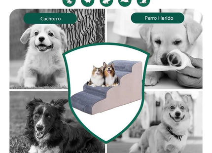 Escalera para Mascotas 🐶🐱 | Acceso Seguro a Sofá y Cama