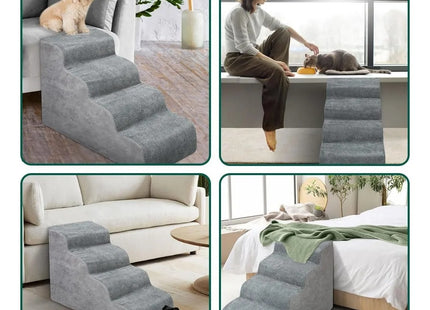 Escalera para Mascotas 🐶🐱 | Acceso Seguro a Sofá y Cama