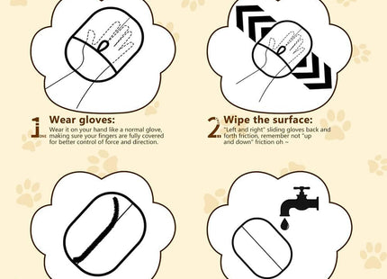 Guantes Removedores de Pelo para Mascotas