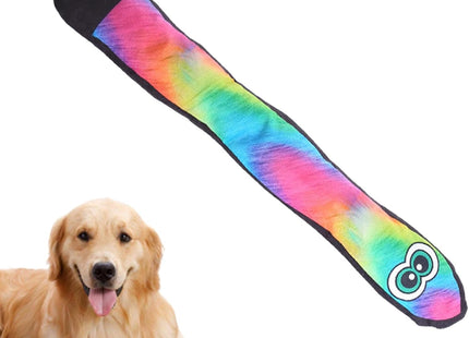 Juguete para Perros Serpiente Arcoíris 🐶🌈 | Con Sonido y Súper Divertido