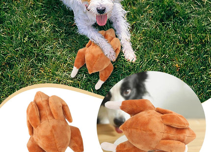 Juguete para Perros Peluche Pavo 🦃🐶 | Con Sonido y Súper Suave