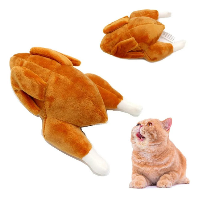 Juguete para Perros Peluche Pavo 🦃🐶 | Con Sonido y Súper Suave