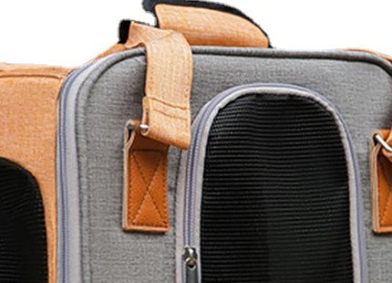 Mochila Transportadora para Mascotas – Cómoda, Segura y Transpirable