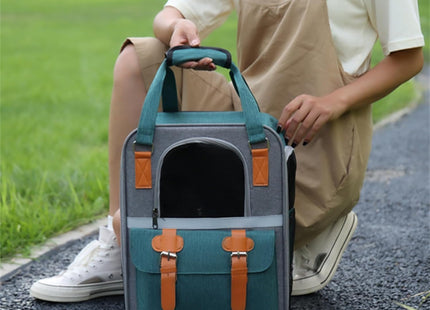 Mochila Transportadora para Mascotas – Cómoda, Segura y Transpirable