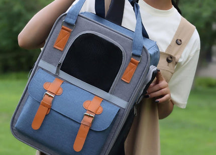 Mochila Transportadora para Mascotas – Cómoda, Segura y Transpirable