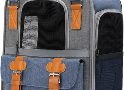 Mochila Transportadora para Mascotas – Cómoda, Segura y Transpirable