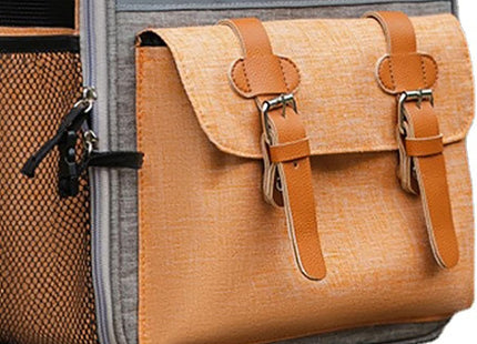 Mochila Transportadora para Mascotas – Cómoda, Segura y Transpirable