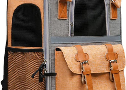 Mochila Transportadora para Mascotas – Cómoda, Segura y Transpirable