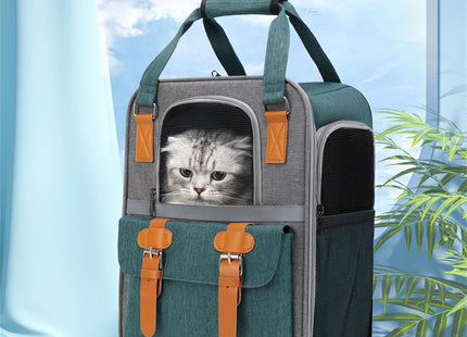 Mochila Transportadora para Mascotas – Cómoda, Segura y Transpirable