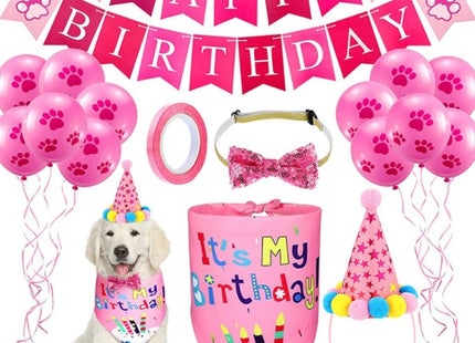 Kit de Cumpleaños para Perros 🎉🐶 | Decoración Completa para Festejar