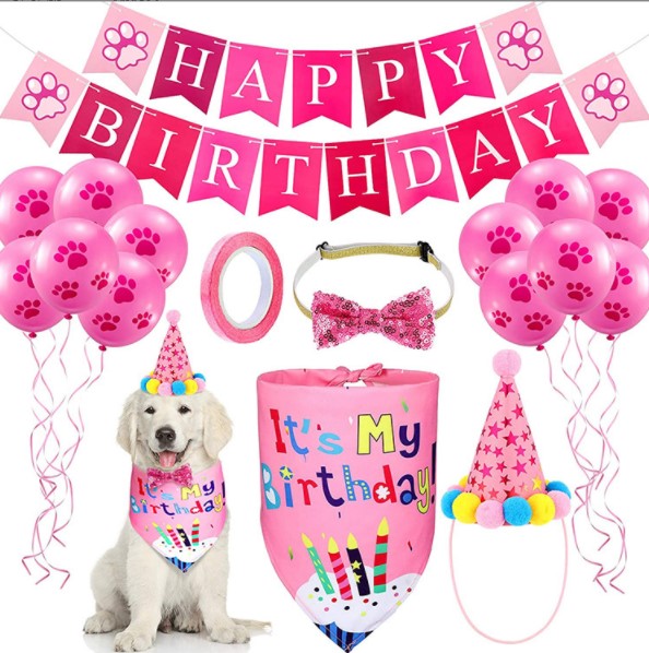 Kit de Cumpleaños para Perros 🎉🐶 | Decoración Completa para Festejar