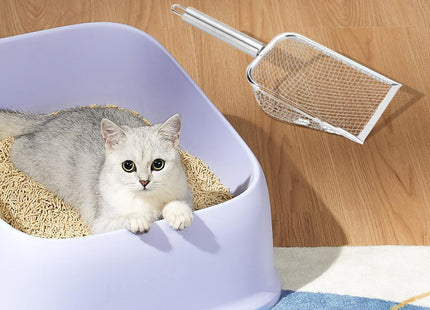Pala Sanitaria Metálica para Arena de Gato 🐱✨