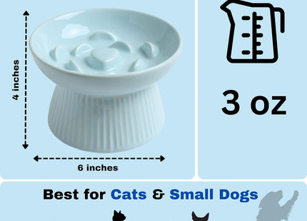 Comedero Antiansiedad Elevado para Perros y Gatos 🐶🐱