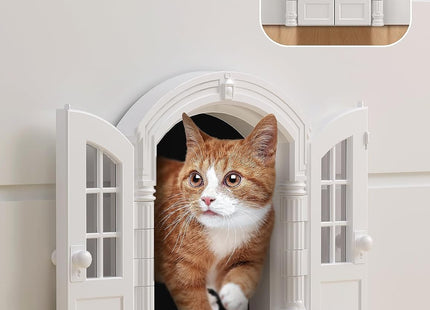 Puerta Interior Decorativa para Gatos 🐱🚪