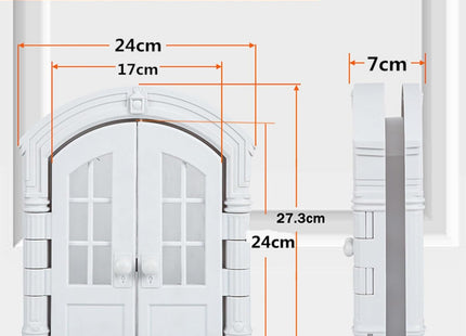 Puerta Interior Decorativa para Gatos 🐱🚪