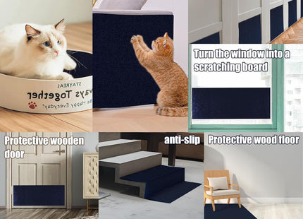Alfombrilla Rascadora Autoadhesiva para Gatos
